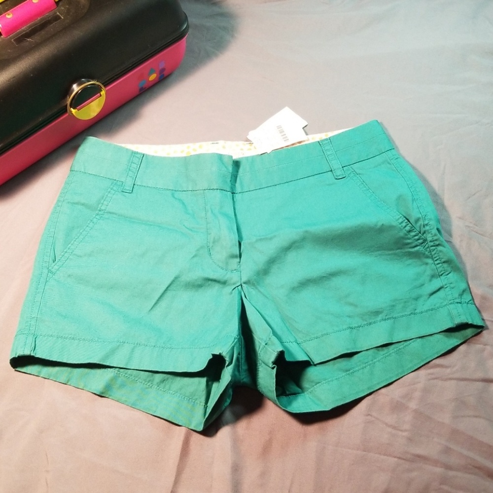 J.Crew Shorts Broken In Chino Cotton Green Size 0